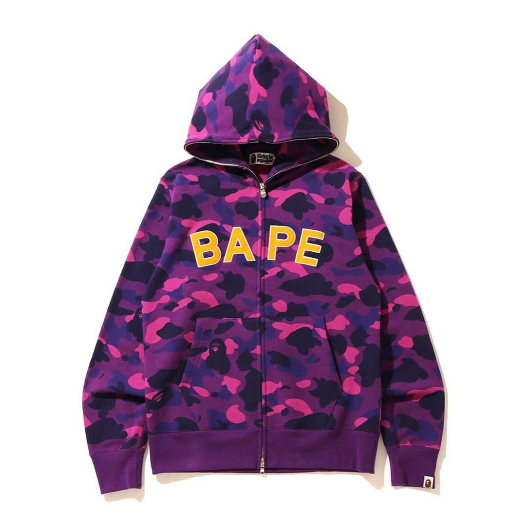 THE BAPE 21st ABC Double Hoodie Blue/Pink