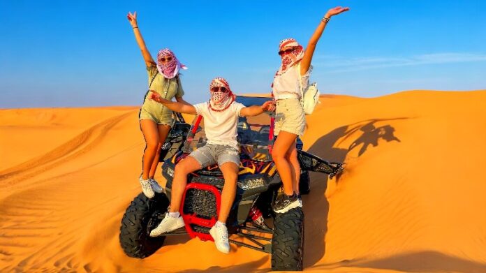 Dubai desert dune buggy