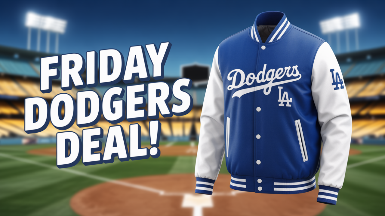 Friday Deals: Los Angeles Dodgers Varsity Jacket