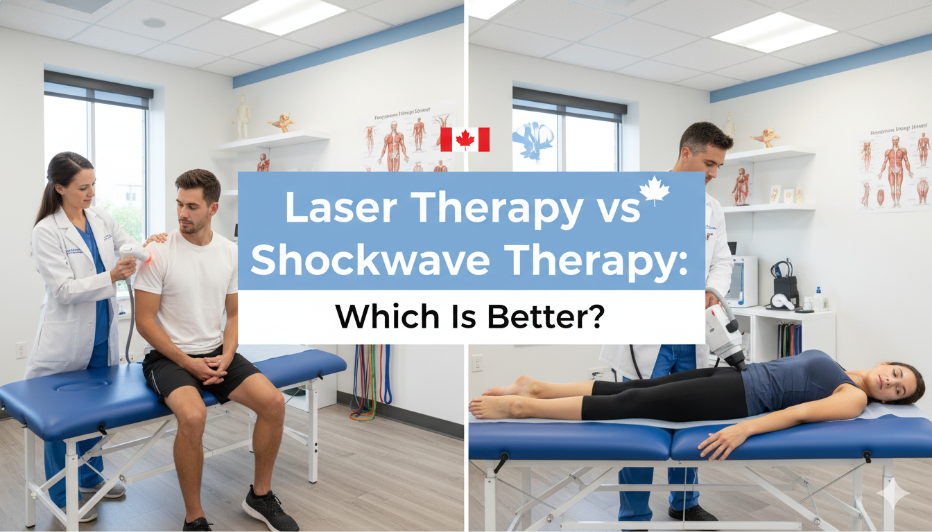 Laser Therapy vs Shockwave Therapy Laser Therapy vs Shockwave Therapy