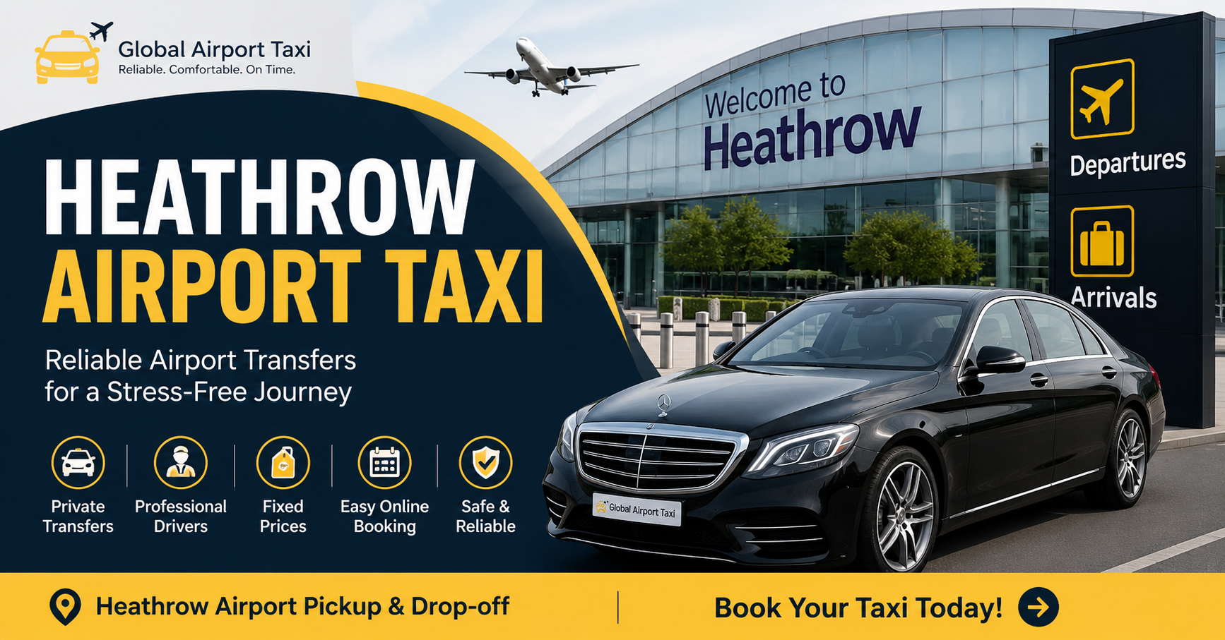 Heathrow Airport Taxi Guide | Book Reliable Transfers