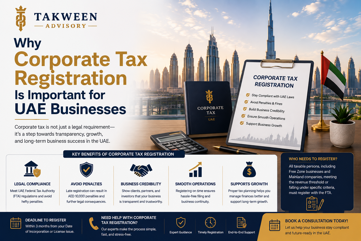 Why Corporate Tax Registration Is Important for UAE Businesses
