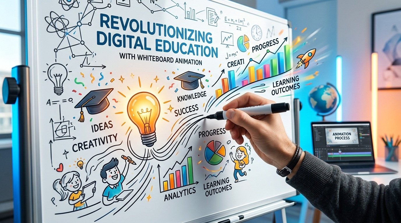 Revolutionizing Digital Education: Why Whiteboard Animation Works