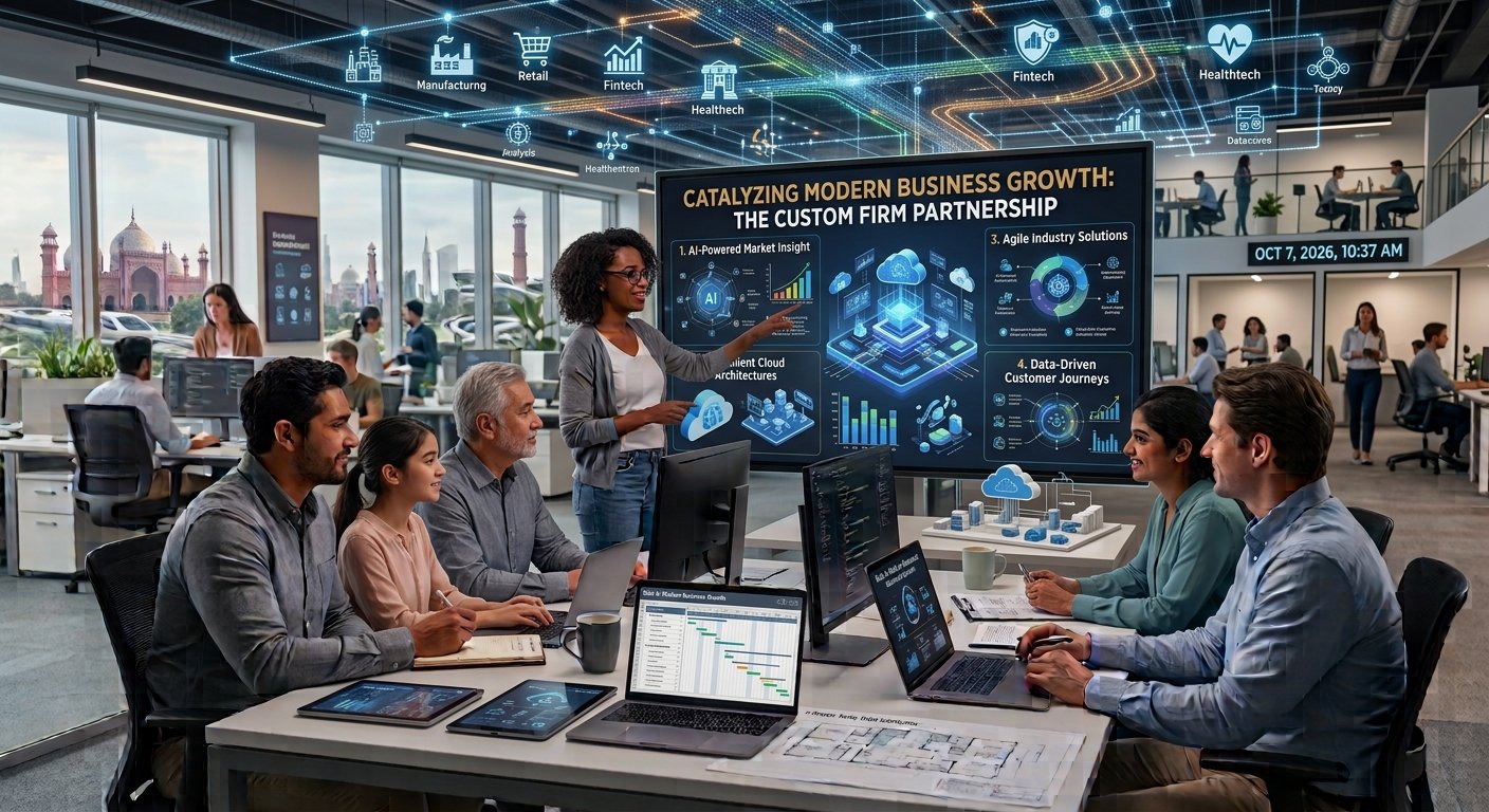 The Role of Custom Software Development Firms in Modern Business Growth